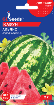 Насіння Кавуна Альянс (2г), For Hobby, TM GL Seeds