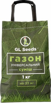 Насіння Трави газонної Універсальний газон (1000г), мішечок, TM GL Seeds