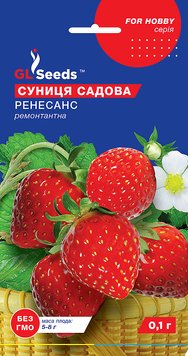 Насіння Суниці Ренесанс (0.1г), For Hobby, TM GL Seeds