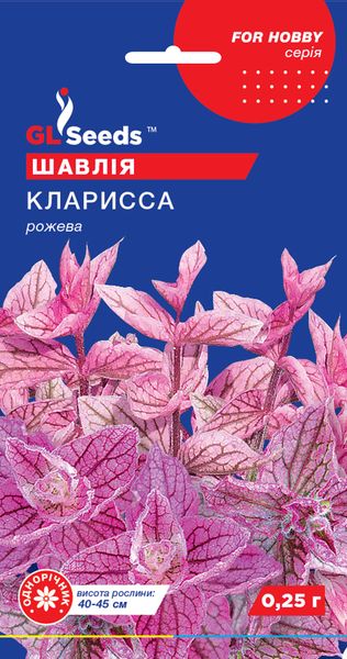 Насіння Шавлії Кларисса (0.25г), For Hobby, TM GL Seeds