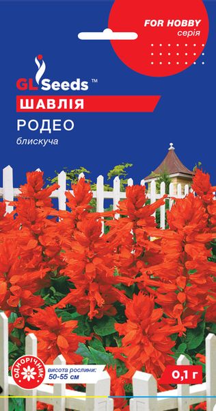 Насіння Шавлії Родео (0.1г), For Hobby, TM GL Seeds