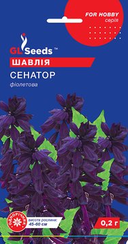 Насіння Шавлії Сенатор (0.2г), For Hobby, TM GL Seeds