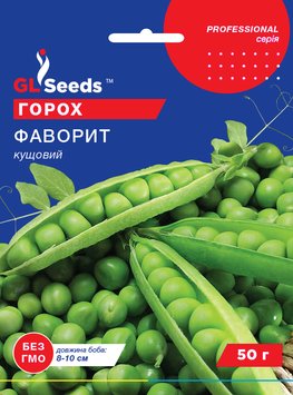 Насіння Гороху Фаворит (50г), Professional, TM GL Seeds