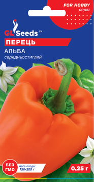 Насіння Перцю солодкого Альба (0.25г), "TM GL Seeds"