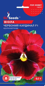 Насіння Вiоли F1 Червоний кардинал (0.1г), For Hobby, TM GL Seeds