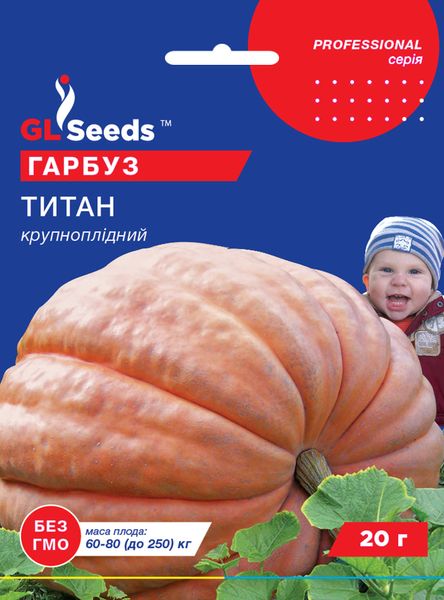 Насіння Гарбуза Титан (15г), Professional, TM GL Seeds