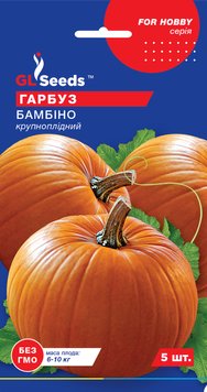 Насіння Гарбуза Бамбiно (5шт), For Hobby, TM GL Seeds