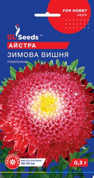 Насіння Айстри Зимова вишня (0.3г), For Hobby, TM GL Seeds