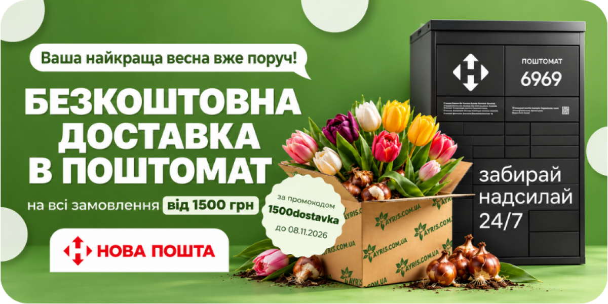Безкоштовна доставка в поштомат Нової пошти