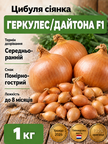 Лук севок Геркулес/Дайтона F1 1 кг.