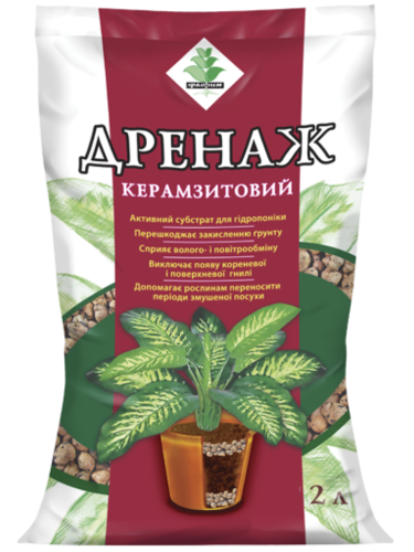 Дренаж керамзитовий (великий) ТМ "ТД Кіссон" 2 л.
