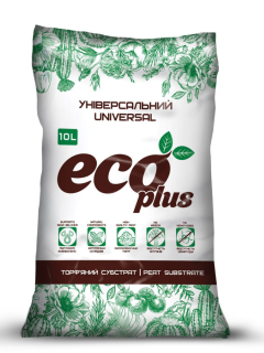Торф'яний субстрат Універсальний ТМ "ECO PLUS" 10 л.