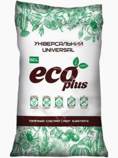 Торф'яний субстрат Універсальний ТМ "ECO PLUS" 50 л.