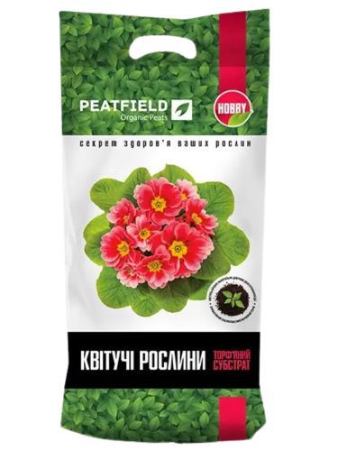 Торф’яний субстрат Для квітучих рослин ТМ "PEATFIELD" 10 л.