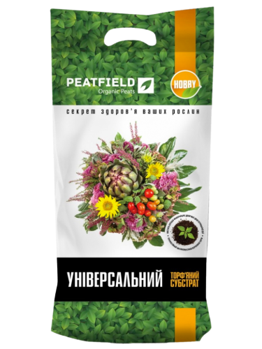 Торфяной субстрат Универсальный ТМ PEATFIELD 6 л.