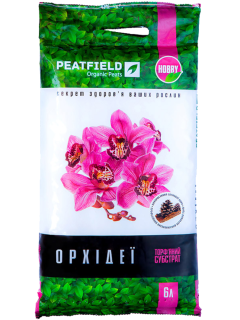 Торф'яний субстрат Для орхідей ТМ "PEATFIELD" 6 л.