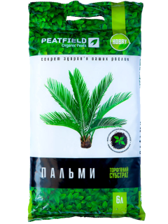 Торф'яний субстрат Для пальми ТМ "PEATFIELD" 6 л.