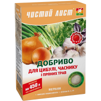 Добриво кристалічне для Цибулі, Часнику та Зелені ТМ "Чистий лист" 300 г.