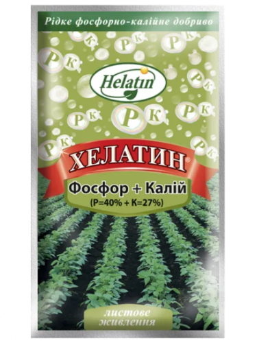 Минеральное удобрение Хелатин Фосфор+Калий 50 мл.