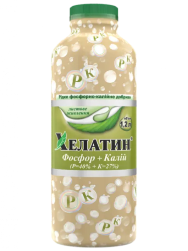 Минеральное удобрение Хелатин Фосфор+Калий 1,2л.