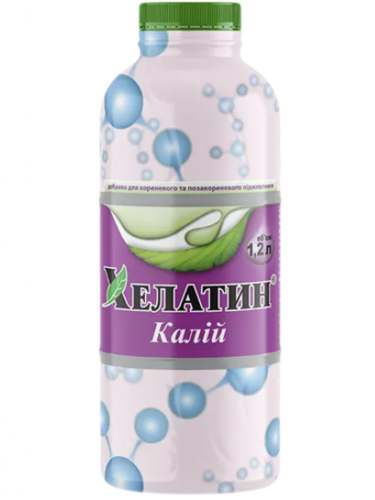 Минеральное удобрение Хелатин Калий 1,2 л.