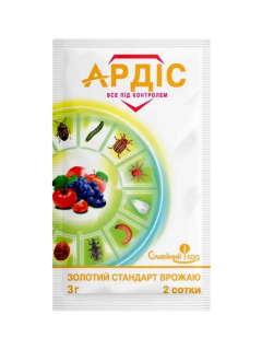 Комбінований інсектицид "Ардіс" ТМ "Сімейний сад" 3 г.