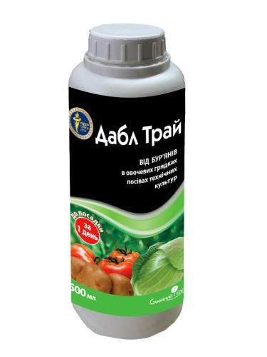 Гербіцид "Дабл Трай" ТМ "Сімейний сад" 500 мл.