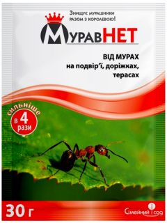 Інсектицид від мурах "МуравНЕТ" ТМ "Сімейний сад" 30 г.