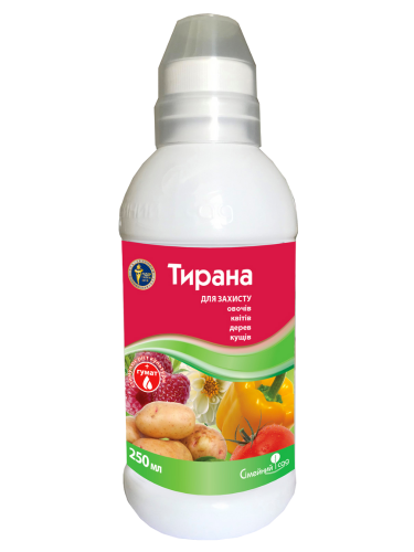Протравитель "Тирана" ТМ "Семейный сад" 250 мл.