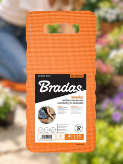 Килимок (підкладка) під коліна 40x20x2см, помаранчевий ТМ "Bradas" POD150OR