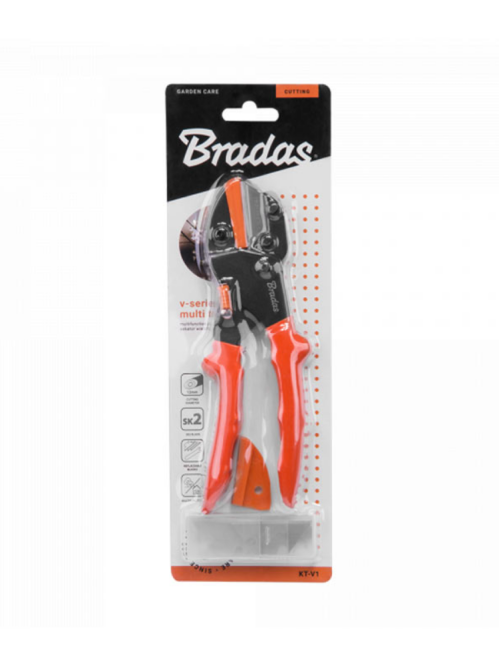 Секатор V-SERIES многофункциональный MULTI TOOLS, сталь SK2 ТМ "Bradas" KT-V1