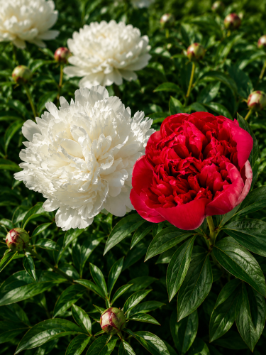 Комплект півоній Red and White (2 шт.)