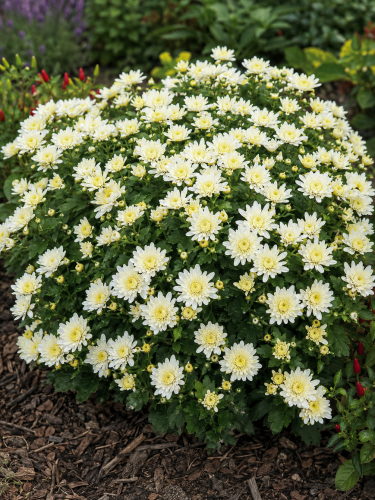 Хризантема Fonti White (в горшке С2)