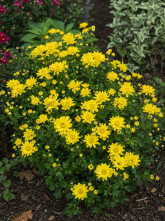 Хризантема Pinko Yellow (в горшке С2)