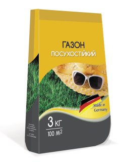 Газонная травосмесь "Засухоустойчивая" ТМ "Семейный сад" 3 кг.