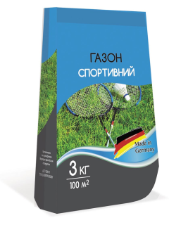 Газонная травосмесь "Спортивная" ТМ "Семейный сад" 3 кг.