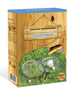 Газонная травосмесь "Спортивная" ТМ "Семейный сад" 800г.