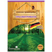Газонна травосуміш "Тіньовитривала" ТМ "Сімейний сад" 400 г.
