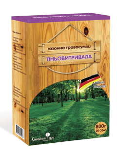 Газонна травосуміш "Тіньовитривала" ТМ "Сімейний сад" 800 г.