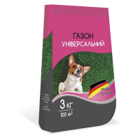 Газонная травосмесь "Универсальная" ТМ "Семейный сад" 3 кг.