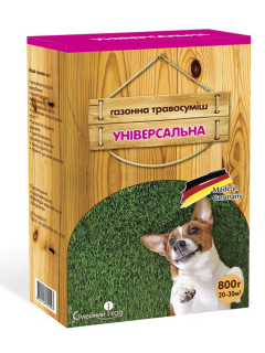 Газонная травосмесь "Универсальная" ТМ "Семейный сад" 800г.