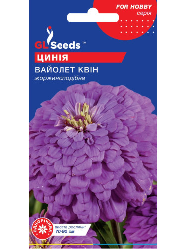 Циния "Вайолет Квинн" ТМ "GL Seeds" 0,5г.