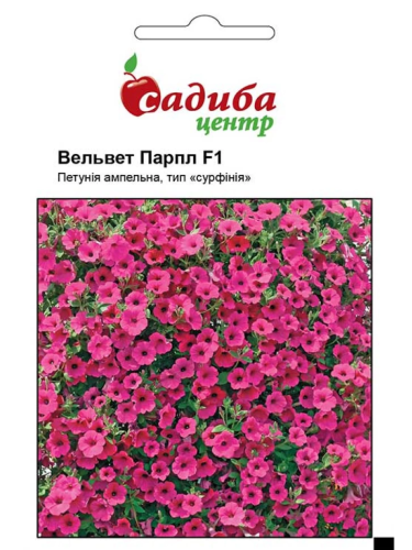 Петуния "Вельвет Парпл F1" ТМ "Усадьба центр" 10 шт.