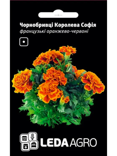 Чорнобривці "Королева Софія" ТМ "Leda Agro" 0,25 г.