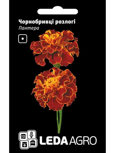 Бархатцы "Пантера" ТМ "Leda Agro" 0,25г.