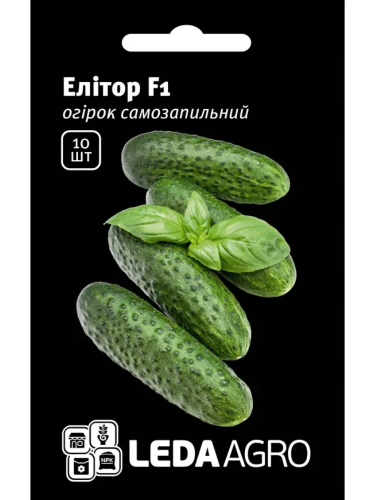 Огурец "Элитор F1" ТМ "Leda Agro" 10 шт