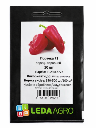 Перец "Портека F1" ТМ "Leda Agro" 10 шт