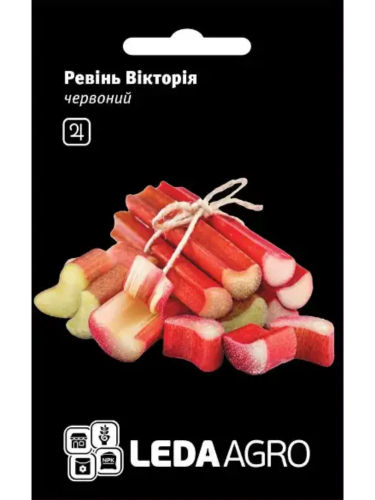 Ревінь "Вікторія (червоний)" ТМ "Leda Agro" 0,15 г