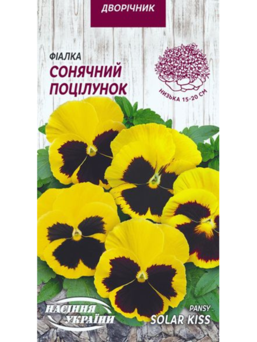 Фіалка "Сонячний поцілунок" ТМ "Насіння України" 0,05 г.