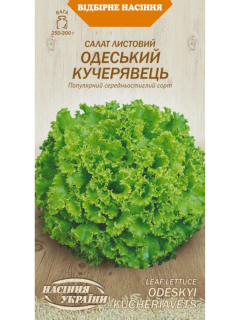 Салат листовий "Одеський кучерявець" ТМ "Насіння України" 1 г.